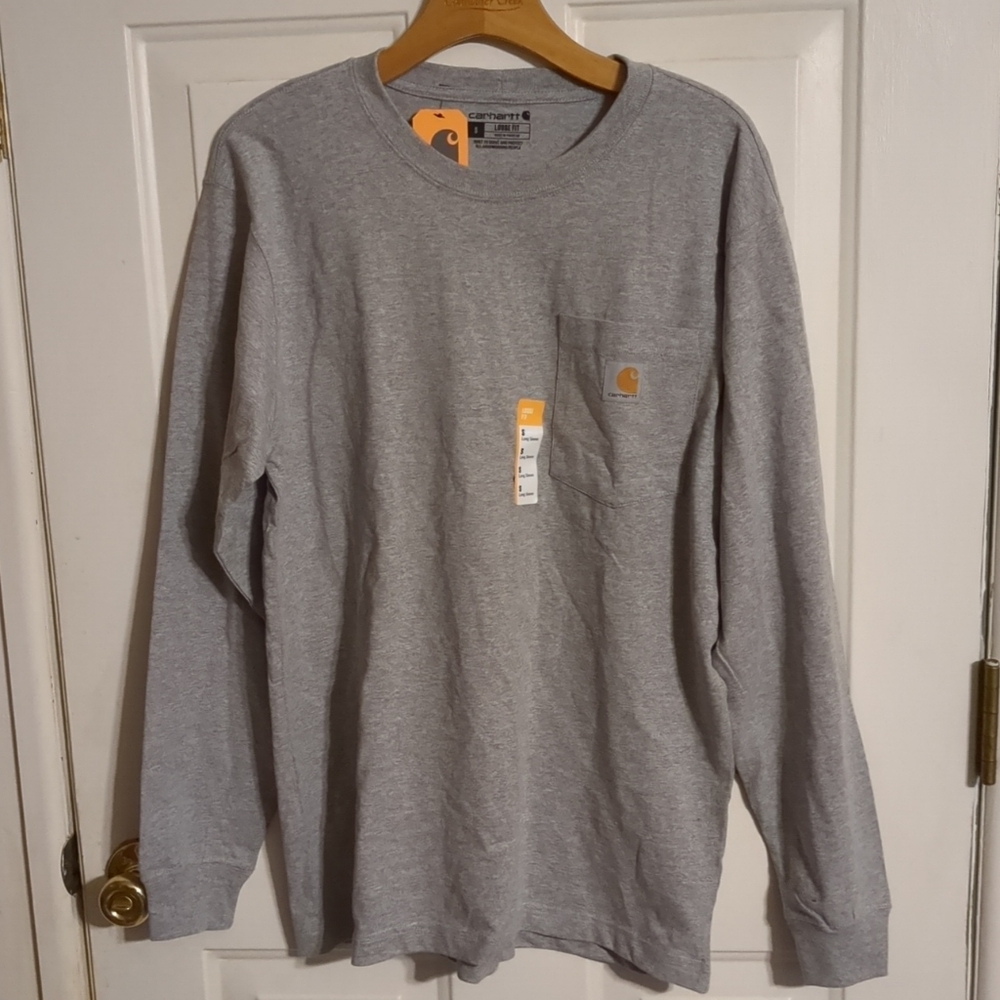 Carhartt Gray Long Sleeve Shirt